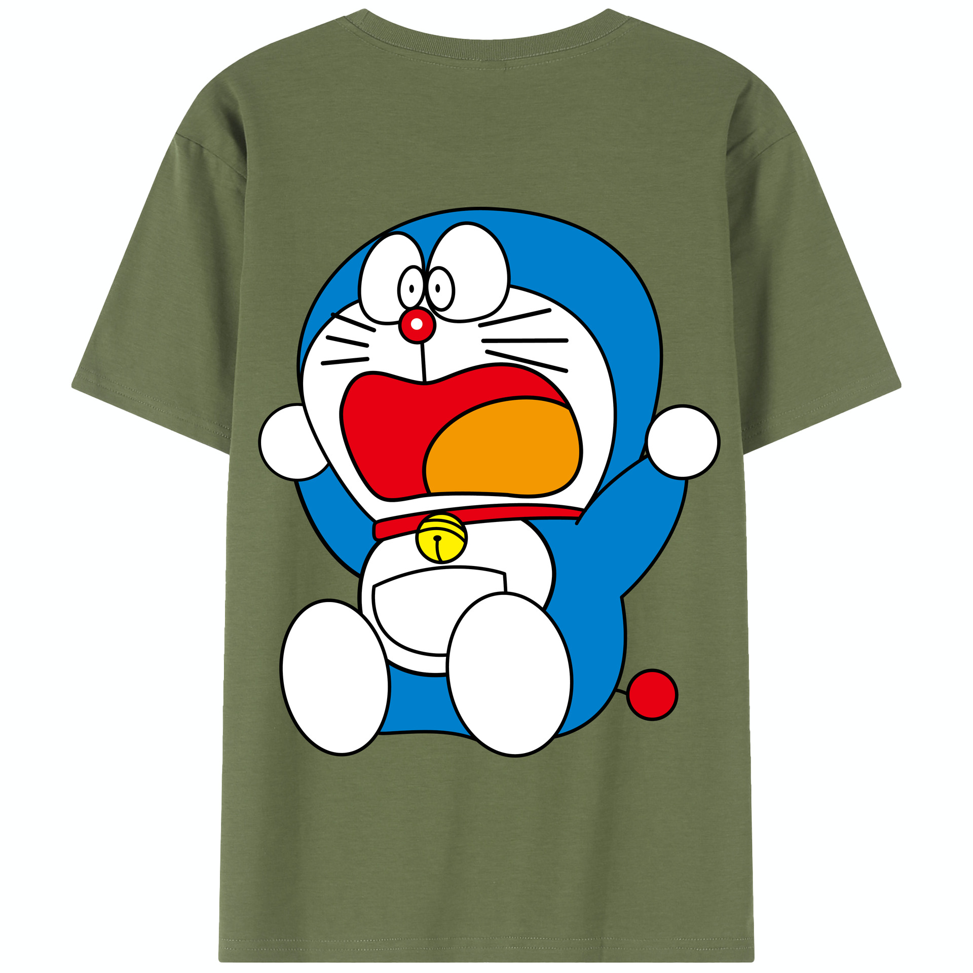 （画像用） ドラえもん Doraemon 綿100％半袖Tシャツ（背面プリント）